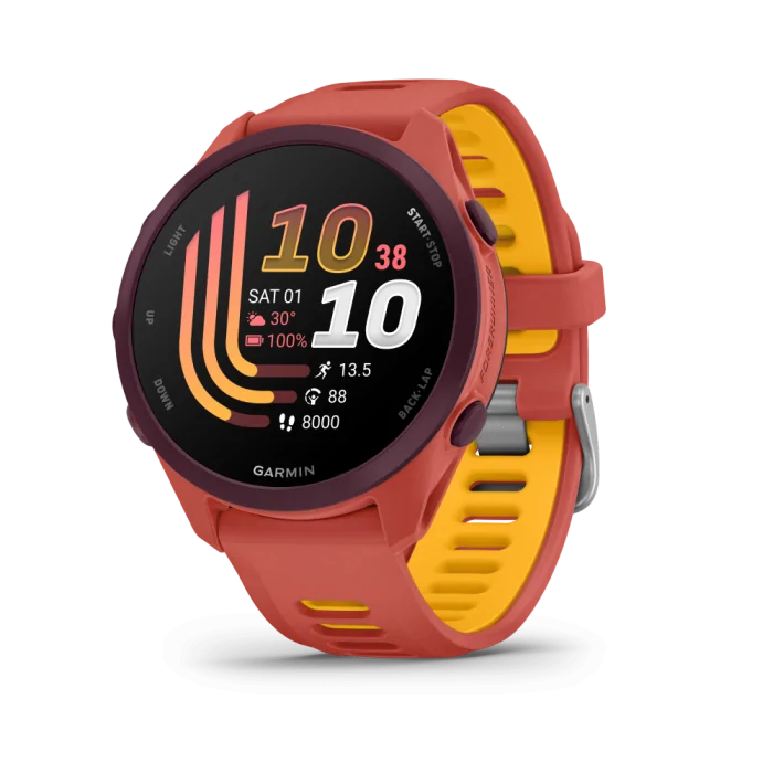 Garmin Forerunner 170 σε κόκκινο και κίτρινο λουράκι