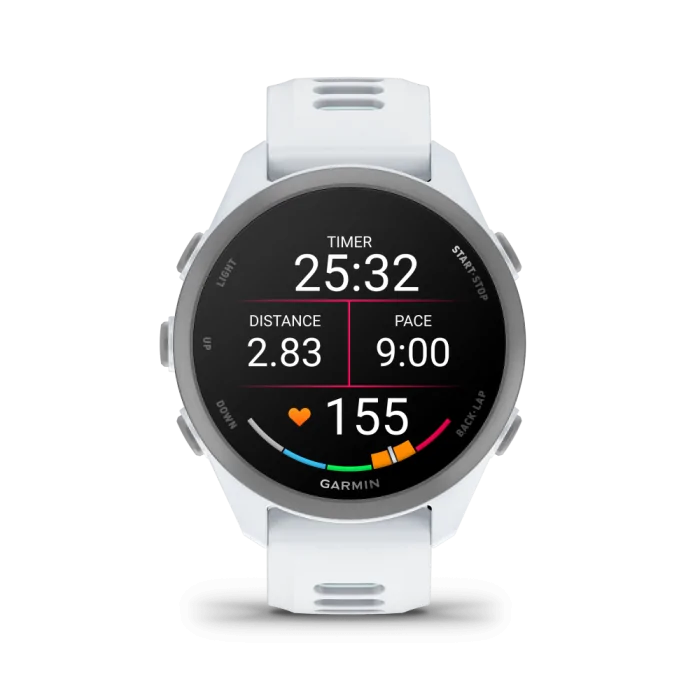 Garmin Forerunner 170 Whitestone με δεδομένα τρεξίματος